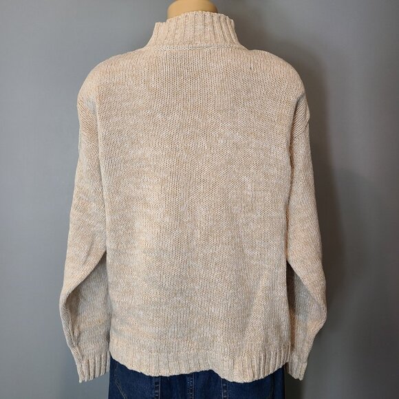 Vintage Liz Claiborne Sweater Womens Size XL 90s Christmas Stocking Holiday Ski - Picture 7 of 11